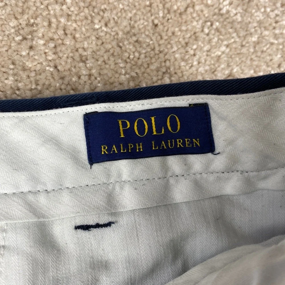 2 Pair Polo Ralph Lauren Slim Fit Chino Pants‎ Bundle Navy Royal Blue 36x34